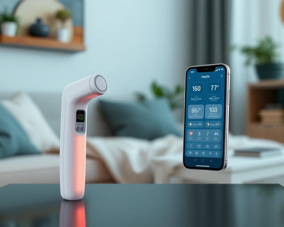 App-Anbindung für digitale Fieberthermometer