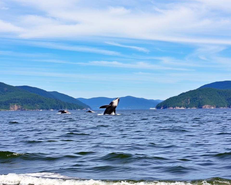 Beste Zeit für Walbeobachtungen in Tadoussac