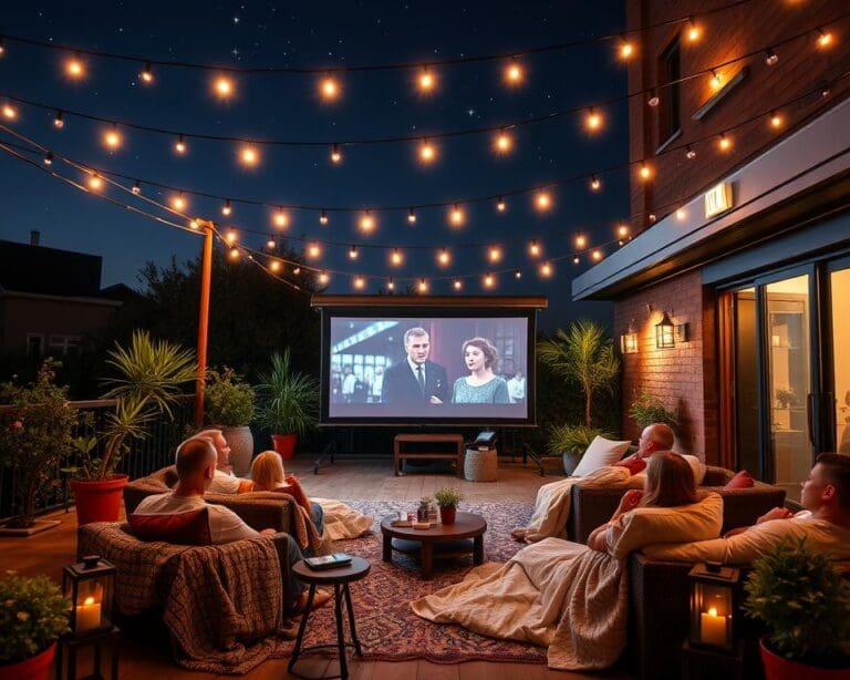 Freiluft-Kinos auf der Terrasse: Tipps für Filmabende draußen