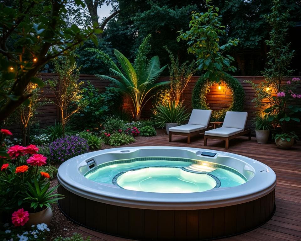 Freistehende Outdoor-Whirlpools für pure Entspannung im Garten