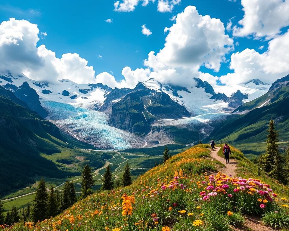 Gletscherwanderungen im Glacier-Nationalpark, beeindruckende Naturwunder