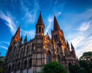 Gotische Kathedralen in Lincoln, England