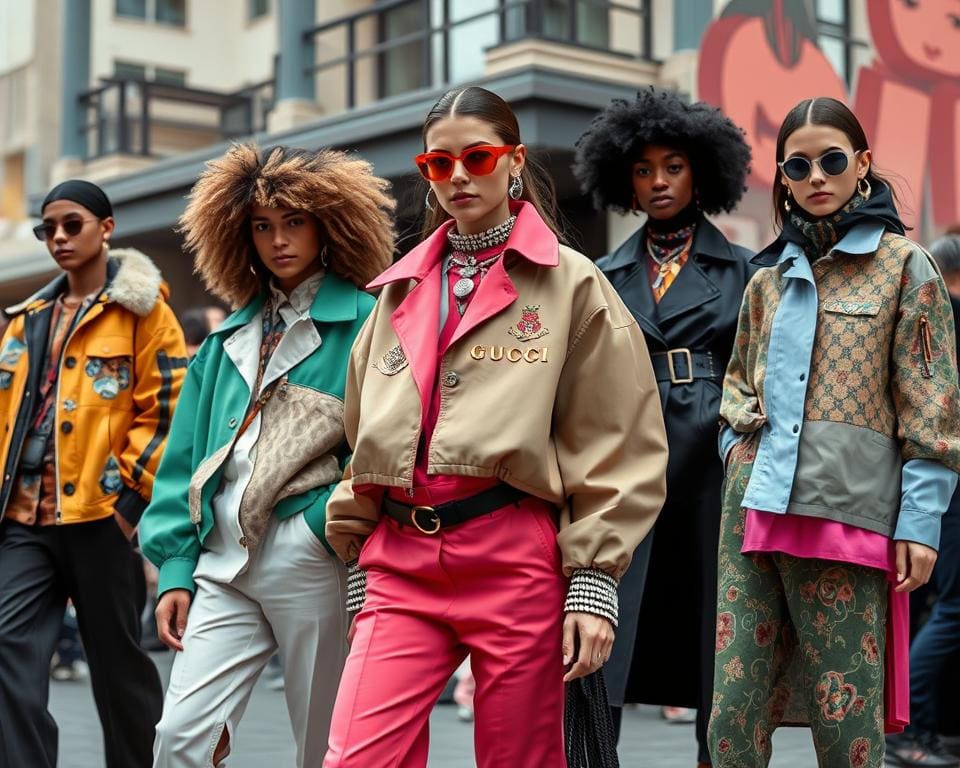 Gucci experimentelle Mode für Fashionistas