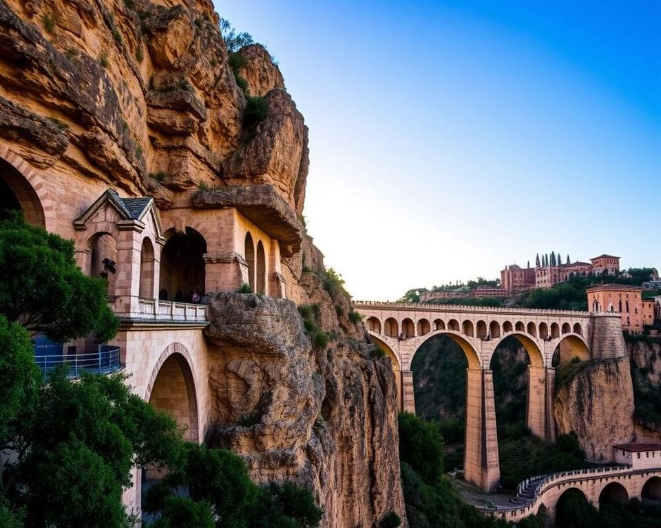 Historische Brücken in Ronda, Spanien