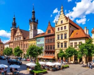 Historische Plätze in Cluj-Napoca, Rumänien