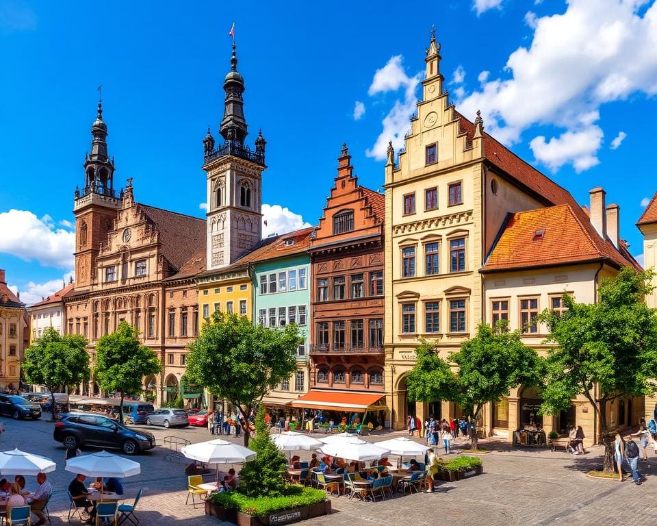 Historische Plätze in Cluj-Napoca, Rumänien