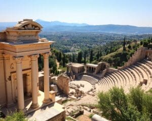 Historische Ruinen in Ephesos, Türkei