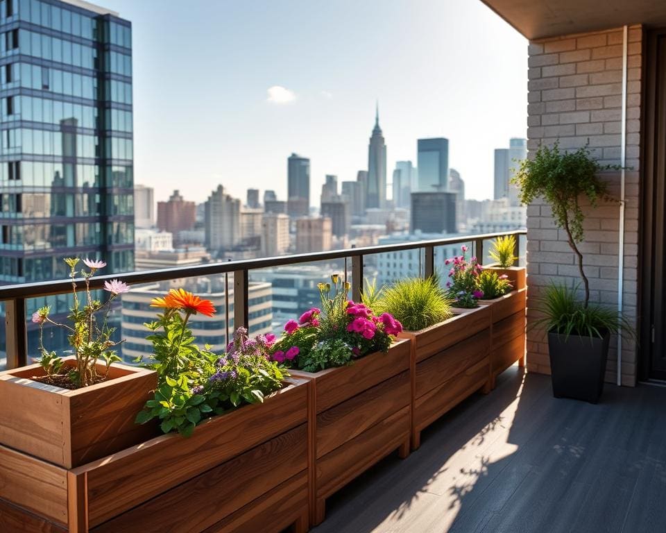 Holzpflanzkästen für Balkone: Modern und praktisch zugleich