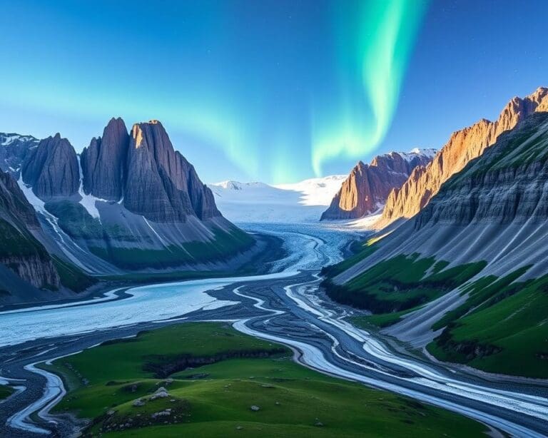 Naturwunder im Auyuittuq-Nationalpark, Nunavut