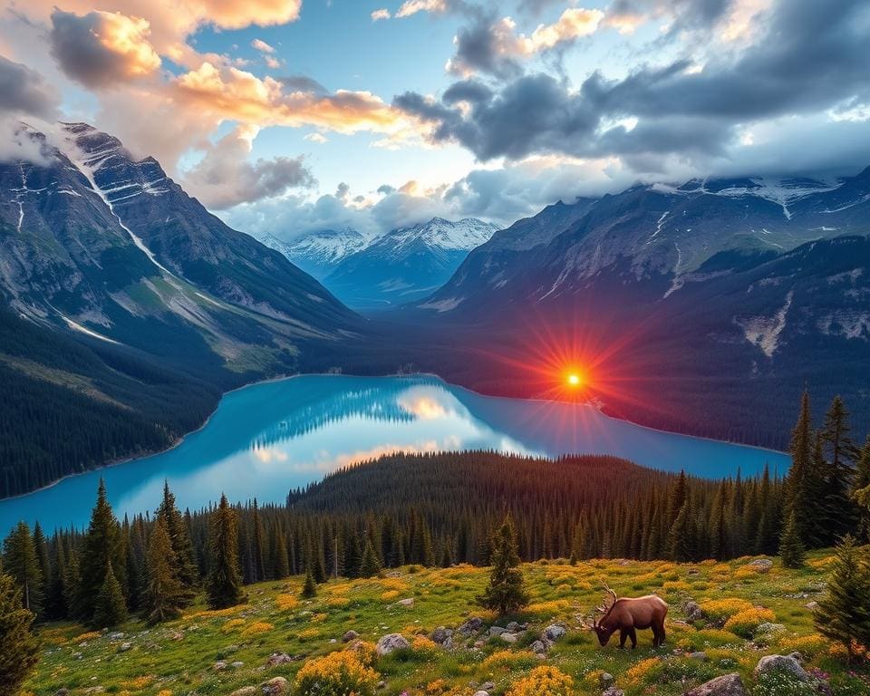 Naturwunder im Banff-Nationalpark, Kanada