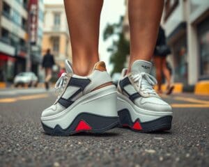 Plateau-Sneaker: Der Höhenflug des modernen Stils