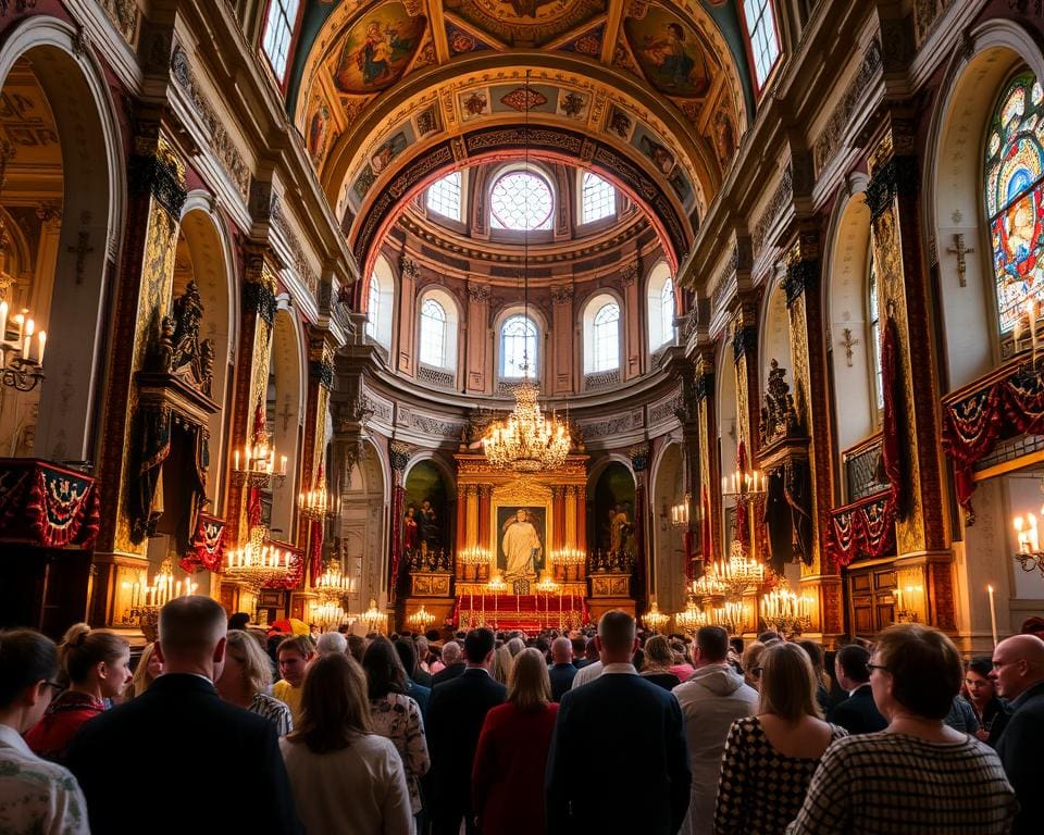 Religiöse Feste in litauischen Barockkirchen