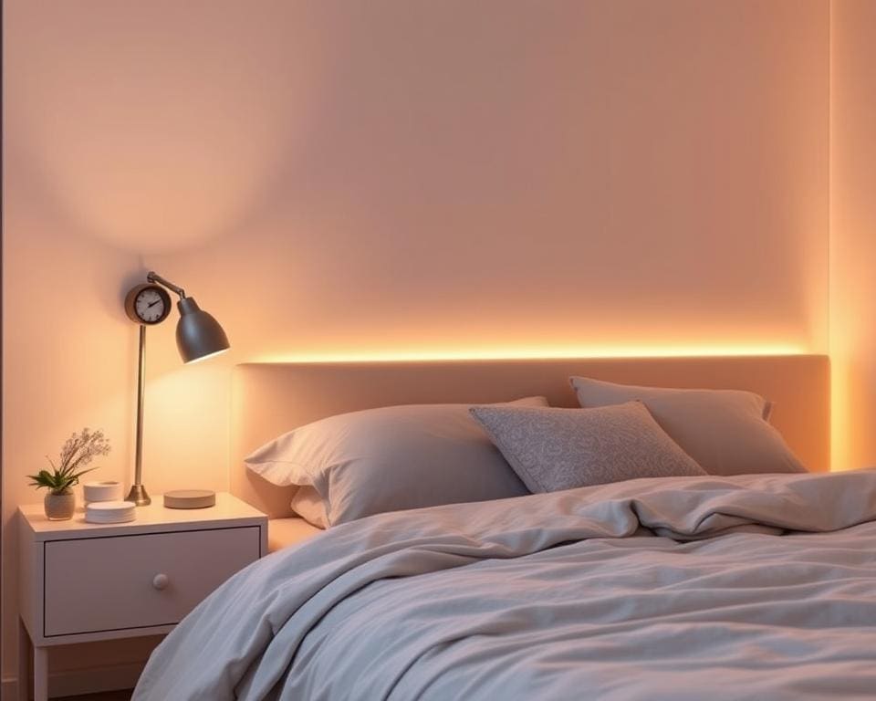 Smart Home Beleuchtung im Schlafzimmer