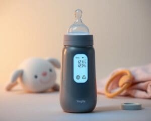 Smarte Babyflaschen mit Temperaturanzeige