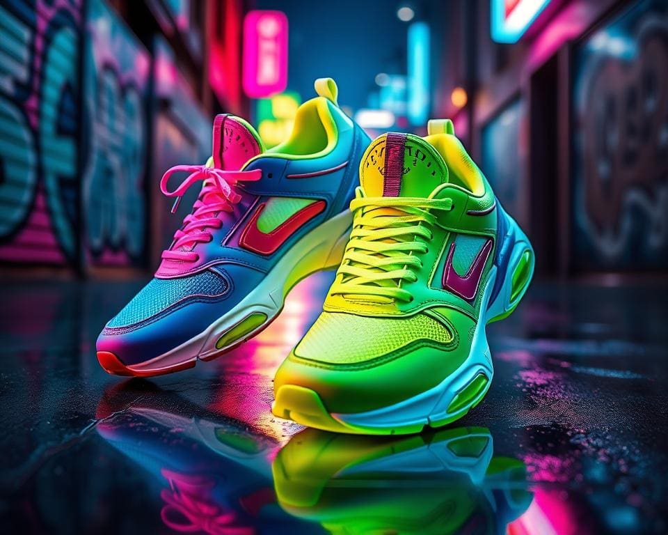 Sneaker mit Neonfarben: Der mutige Trend 2024