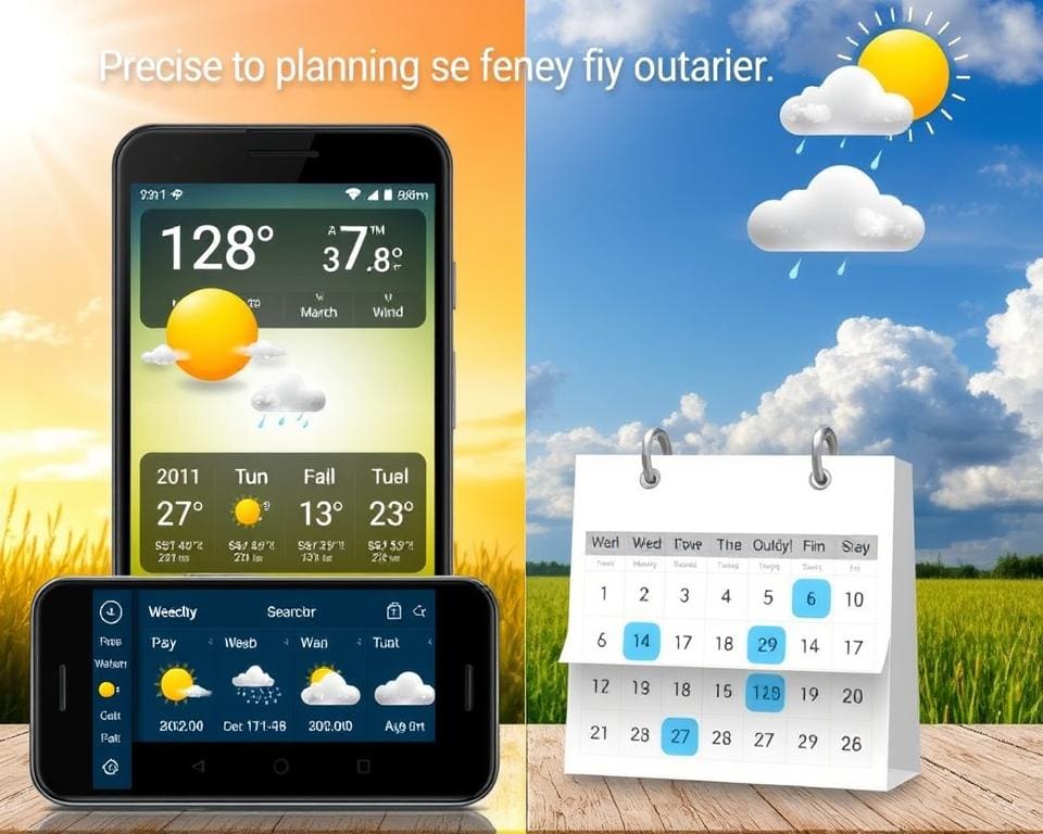 Wetterinformationen für präzise Planung