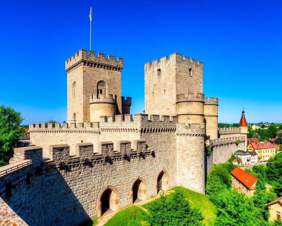 architektonische Merkmale der Stadtbefestigung in Visby