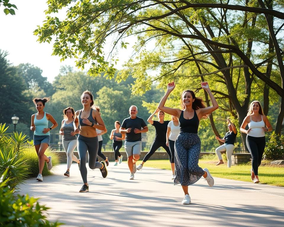 Bewegung gegen Stress