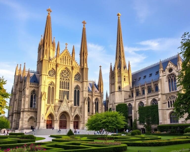 Gotische Kathedralen in Amiens, Frankreich