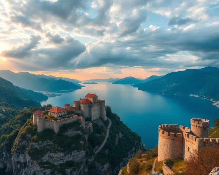 Mittelalterliche Burgen in Kotor, Montenegro