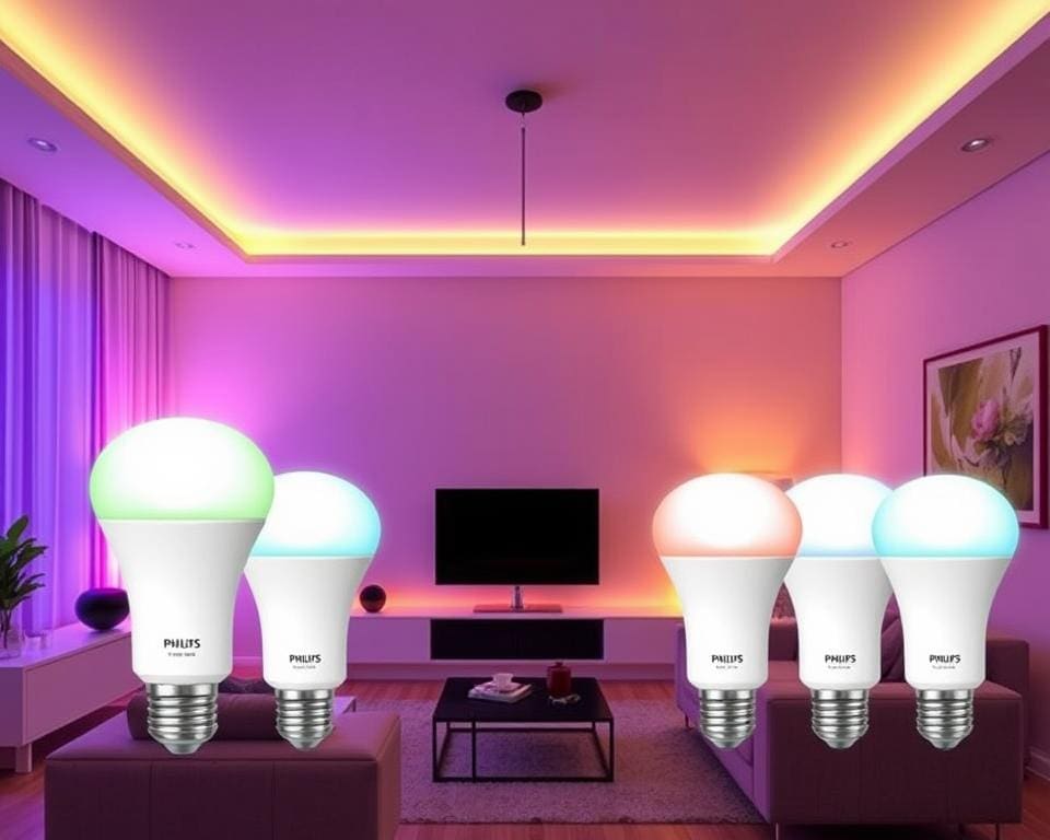 Smarte Lichtsteuerung von Philips Hue: Stimmungsvolles Licht im Haus