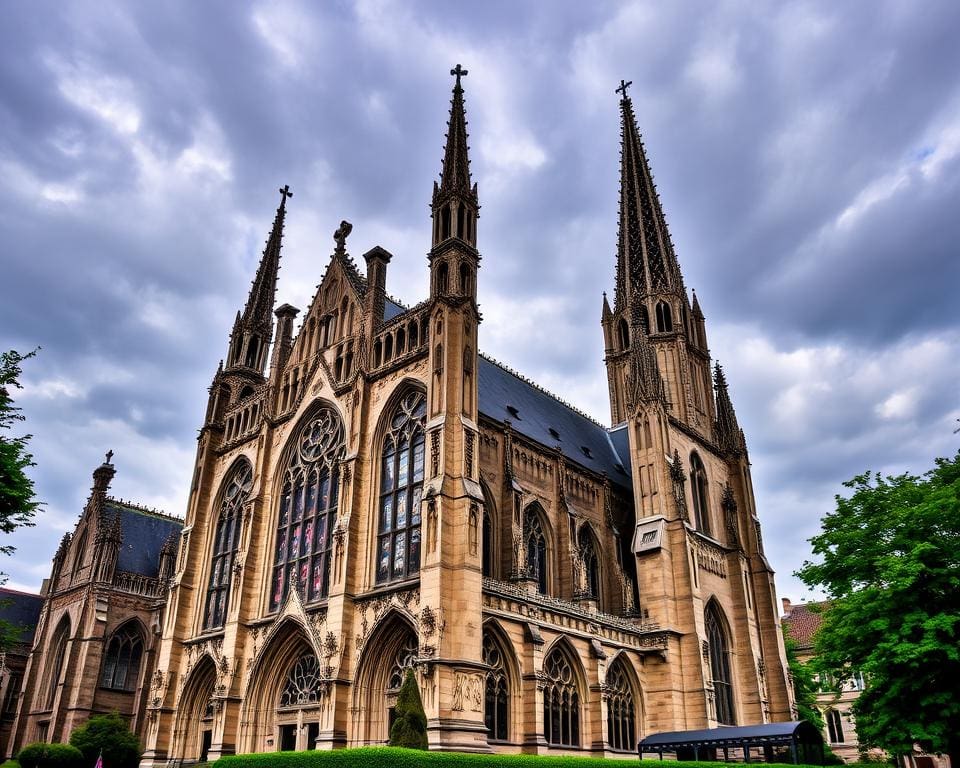 Gotische Kathedralen in Mechelen, Belgien