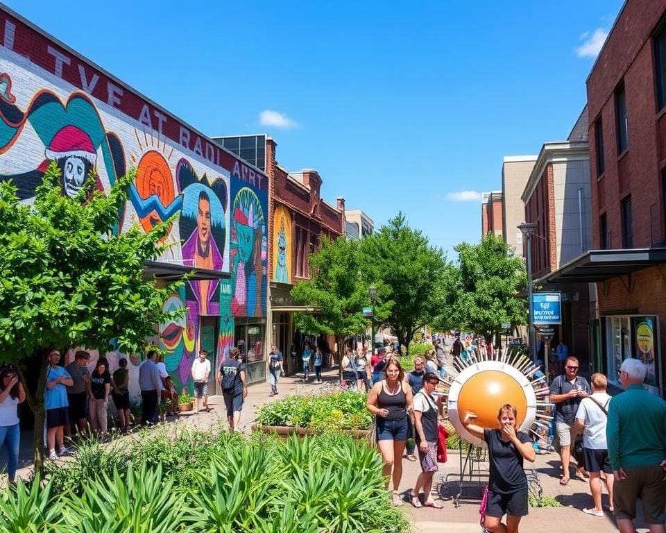 Kulturangebote im Kreativen Viertel von Little Rock