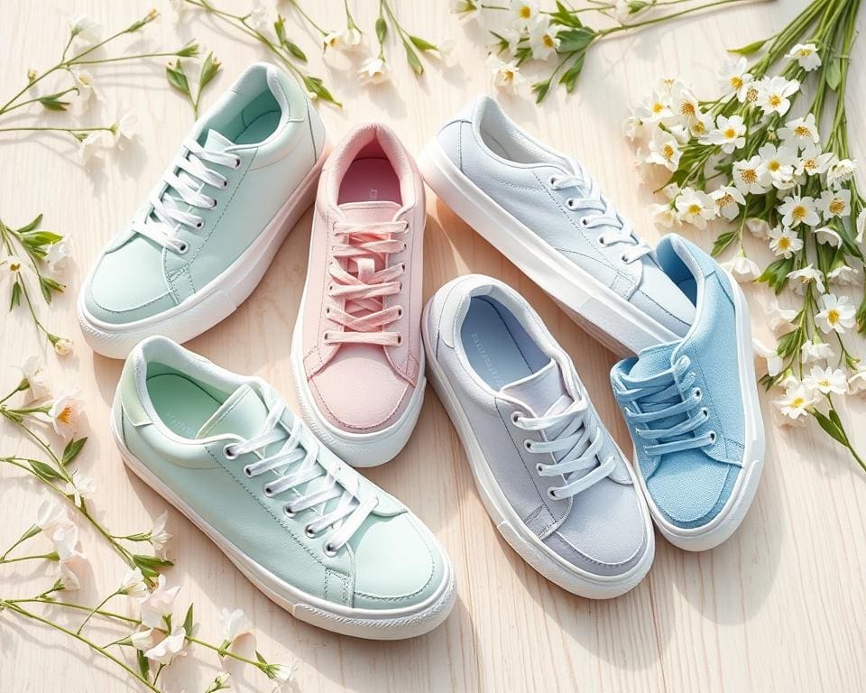 Neue Schuhkollektion - Pastell Sneaker