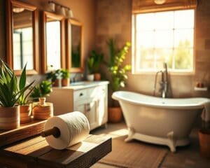 Nachhaltigkeit im Badezimmer mit Bambus Toilettenpapier