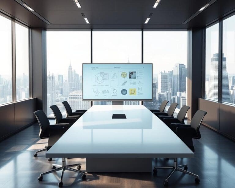 Was leisten intelligente Whiteboards im Meetingraum?