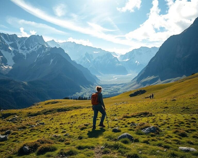 Wie findest du dich selbst in der Weite der Alpen?