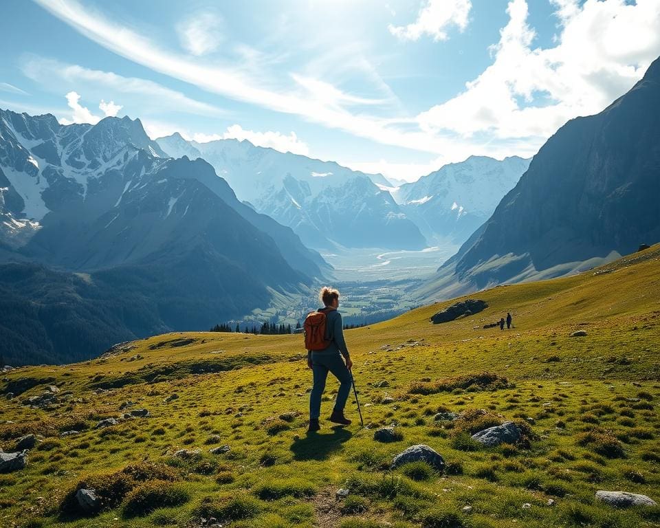 Wie findest du dich selbst in der Weite der Alpen?