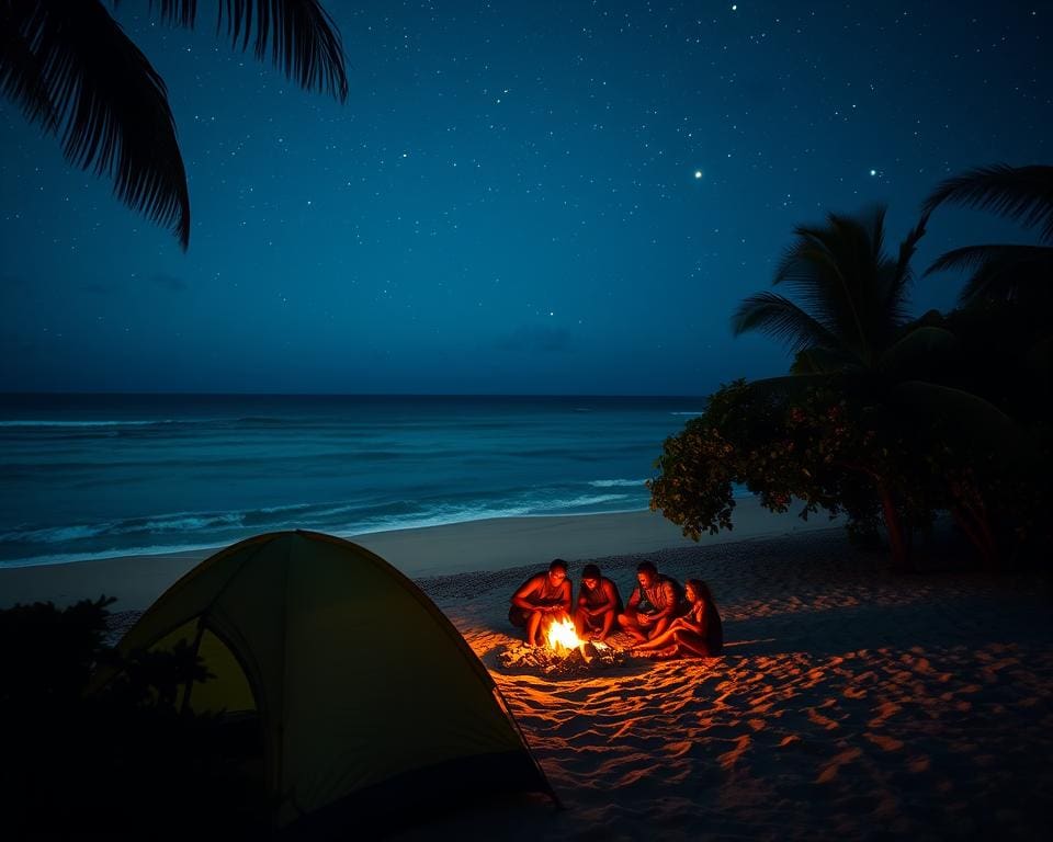 illegales Campen in Trinidad und Tobago