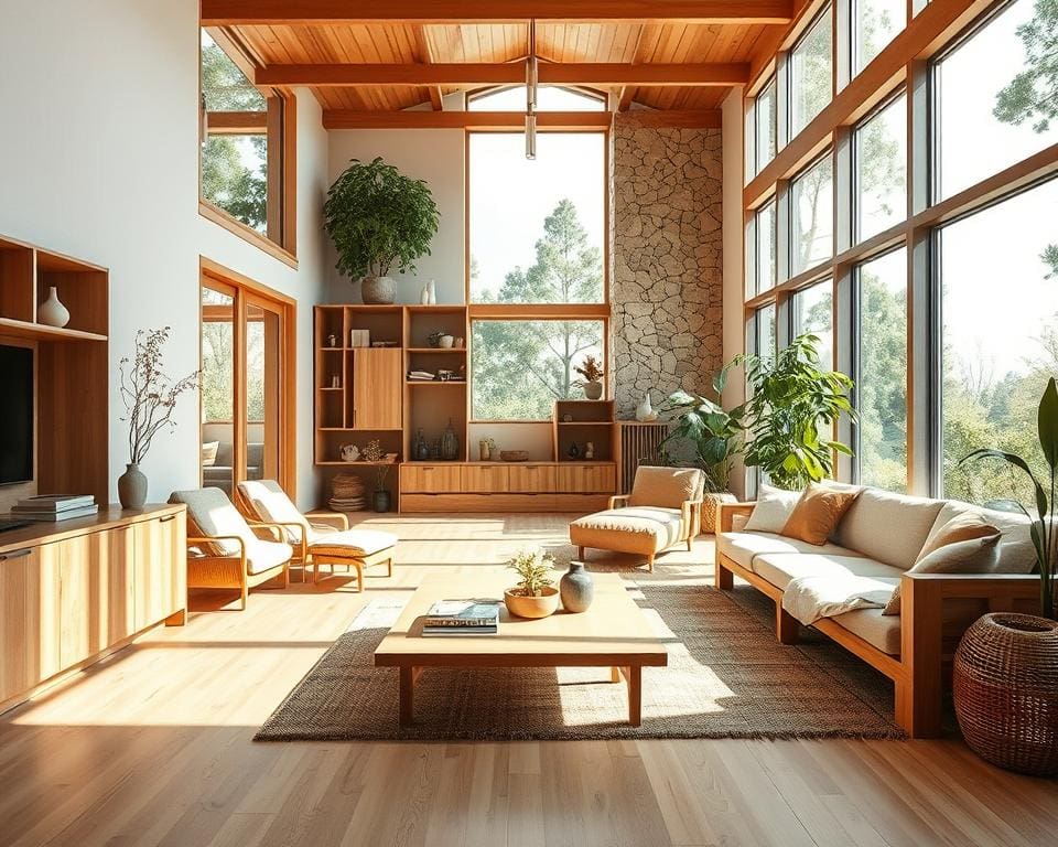 Innenausbau mit nachhaltigen Materialien