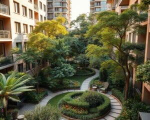 Wohnen in der Stadt mit natuerlichem Flair
