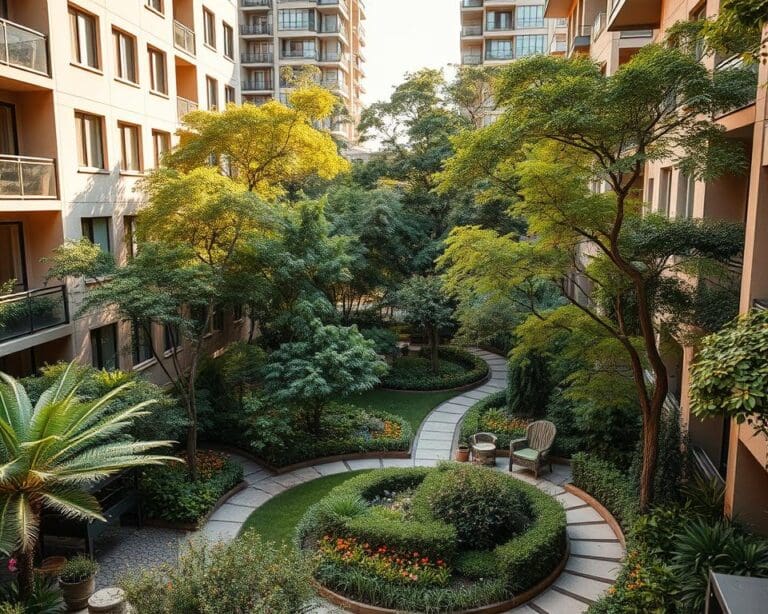 Wohnen in der Stadt mit natuerlichem Flair