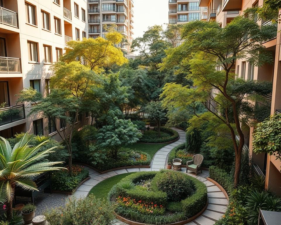 Wohnen in der Stadt mit natuerlichem Flair