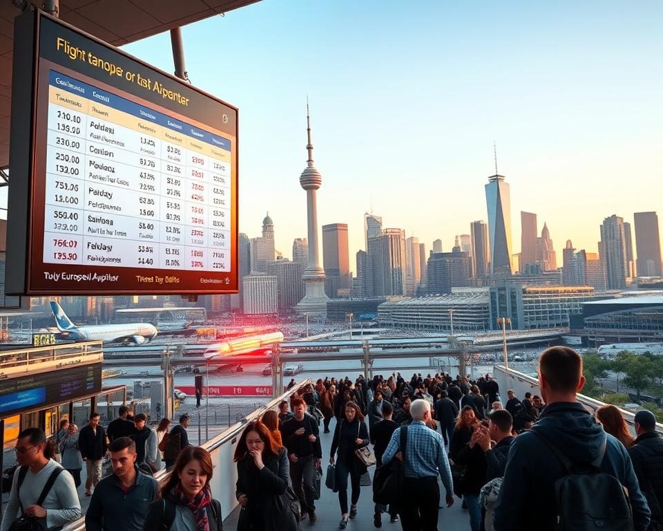 Wie finde ich guenstige Fluege fuer eine Staedtereise?