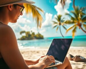 Wie kombiniere ich Arbeit und Ferienreisen?