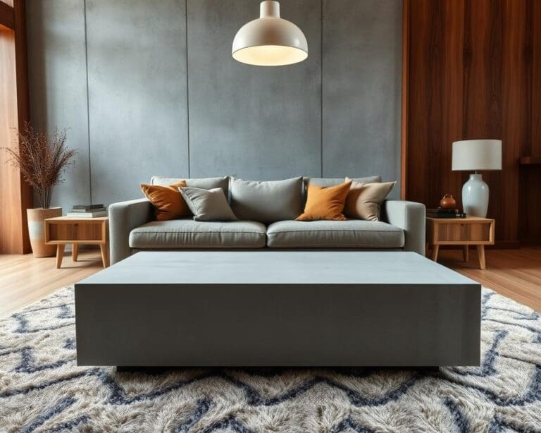 Wie kombiniere ich Beton und Holz harmonisch?