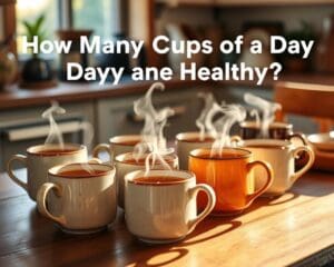 Wie viele Tassen Tee am Tag sind gesund?
