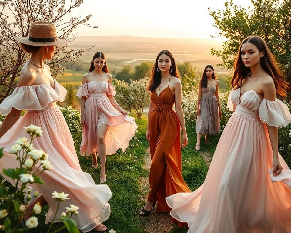Modetrends fuer Fruehling und Sommer