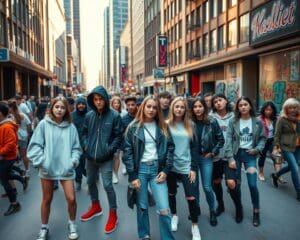 Streetstyle Inspiration fuer junge Erwachsene