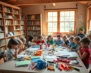 Welche Bastelprojekte begeistern Kinder im Alltag?
