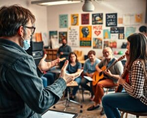 Wie begleitet ein Musiklehrer kreative Teamentwicklung?