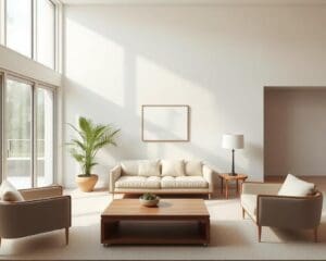 Wie entsteht eine minimalistische Wohnatmosphaere?
