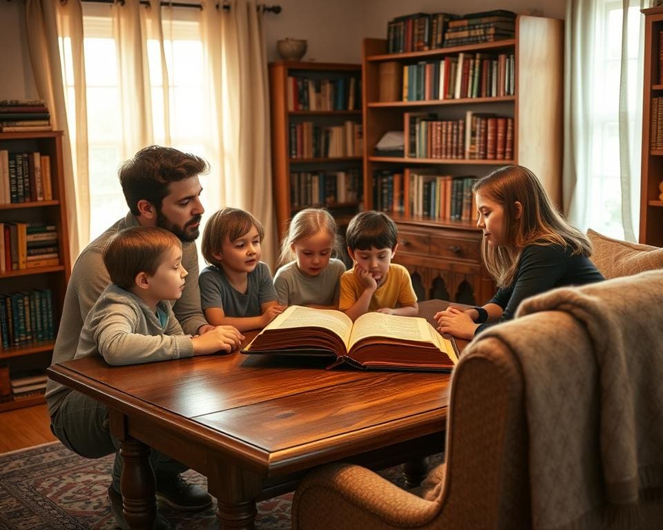 Wie finden Familien passende christliche Geschichten für Kinder?