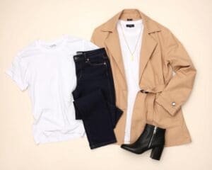 Wie kombinierst du Basics fuer starke Outfits?