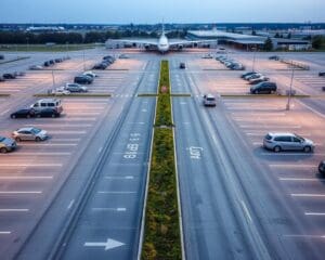 Wie spart man bei der Online-Buchung fürs Parken am Vienna Airport?