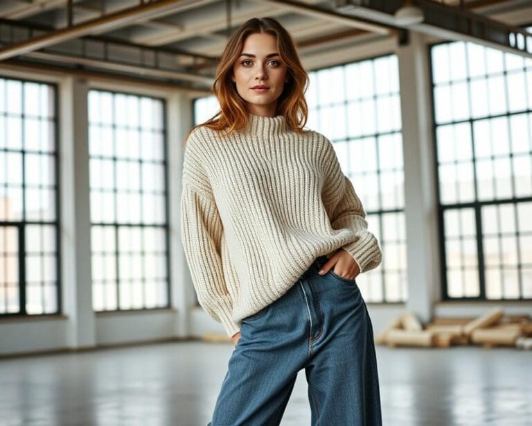 Wie stylst du Outfits mit Oversize-Teilen?